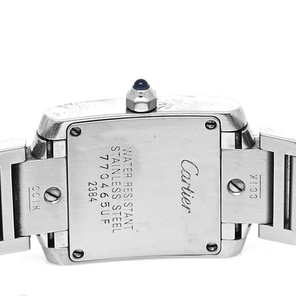 Cartier Stainless Steel 20mm Tank Francaise Quartz Watch 4 of 4