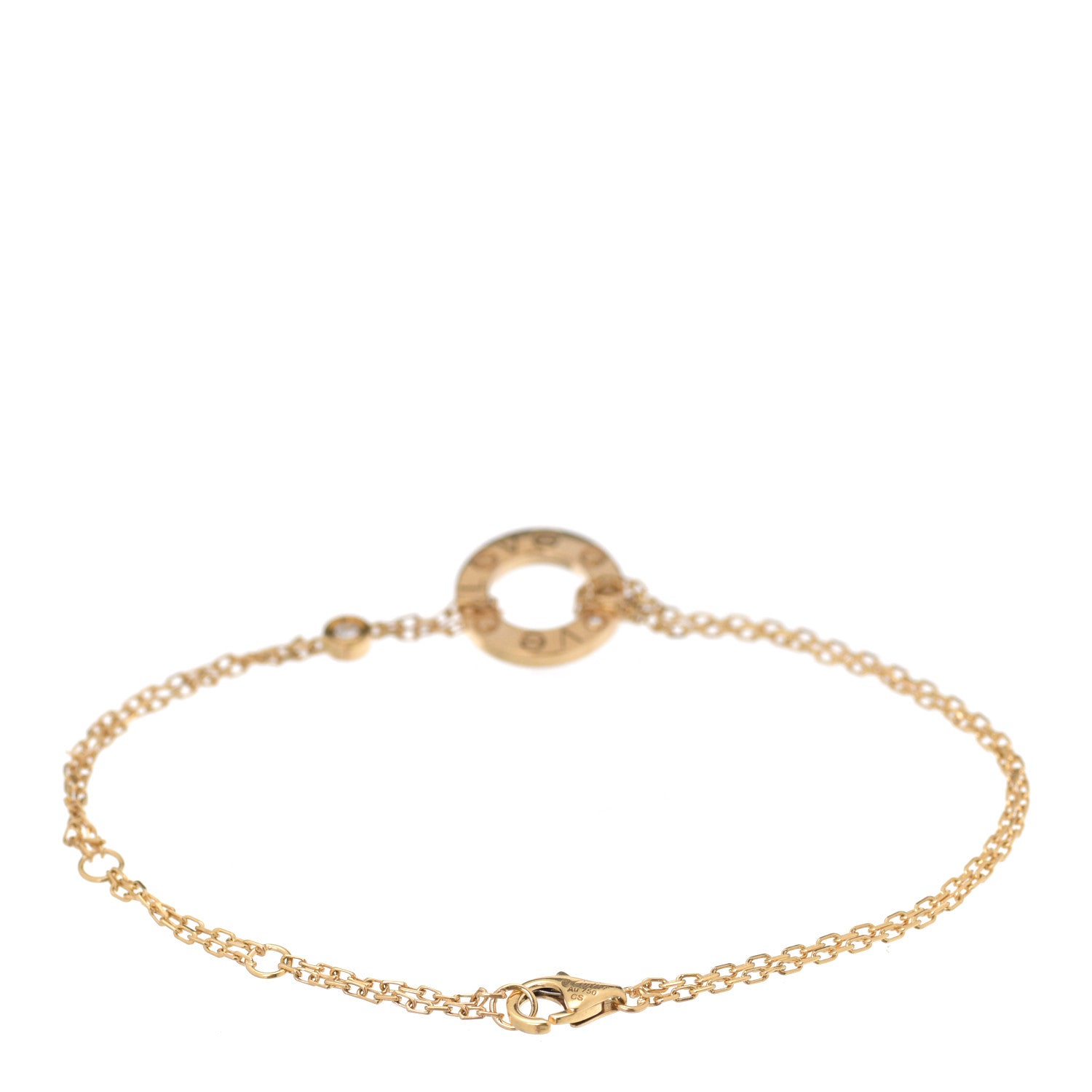 Cartier 18K Yellow Gold Diamond LOVE Bracelet 2 of 7