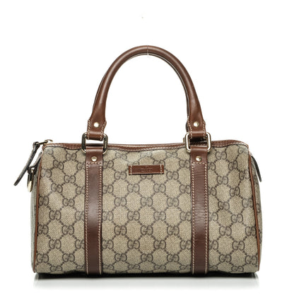 Gucci Monogram Small Boston Brown 1 of 7