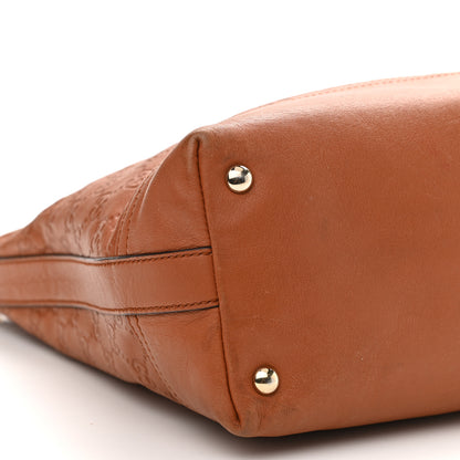 Gucci Guccissima Hobo Shoulder Bag Light Brown 9 of 19