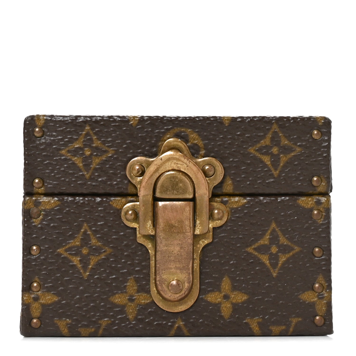 Louis Vuitton Monogram Ring Box Mini Trunk Case 1 of 8