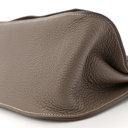 Hermes Taurillon Clemence Jypsiere 28 Etoupe 10 of 13