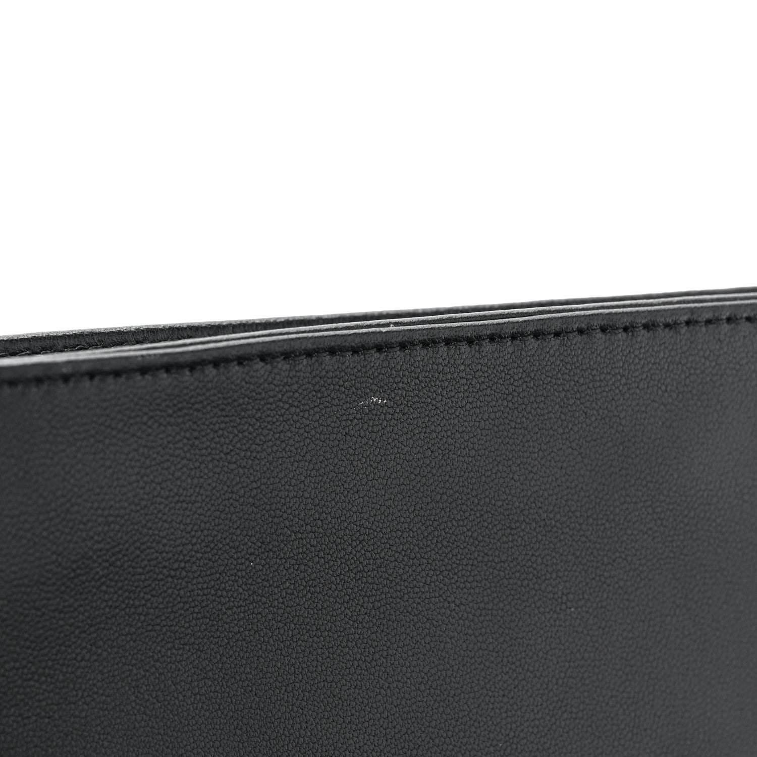 Chanel Lambskin Strass Crystal Peace Sign Emoji Fold Over Clutch Black 12 of 15