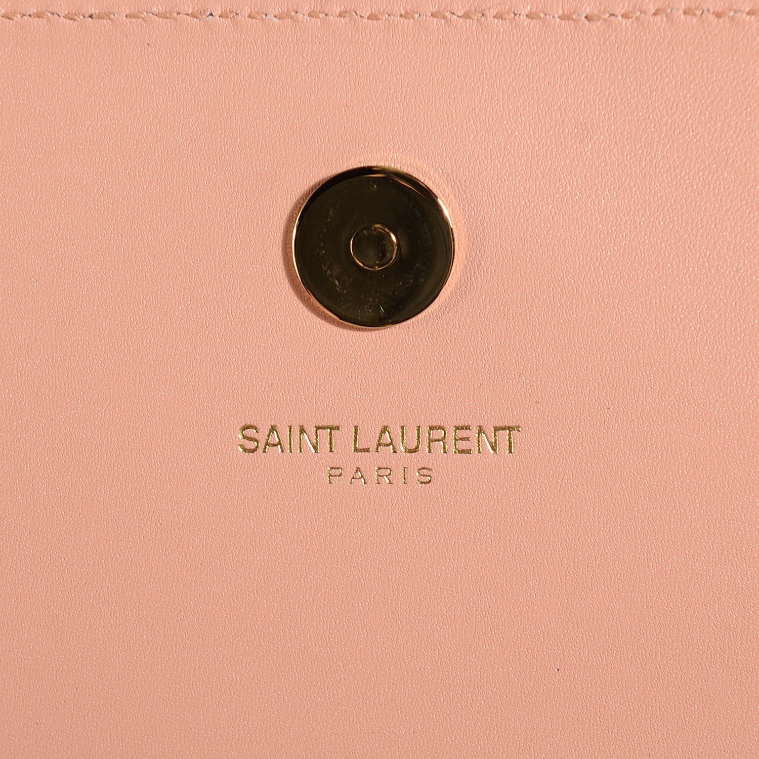 Saint Laurent Smooth Calfskin Classic Monogram Clutch Blush 6 of 7