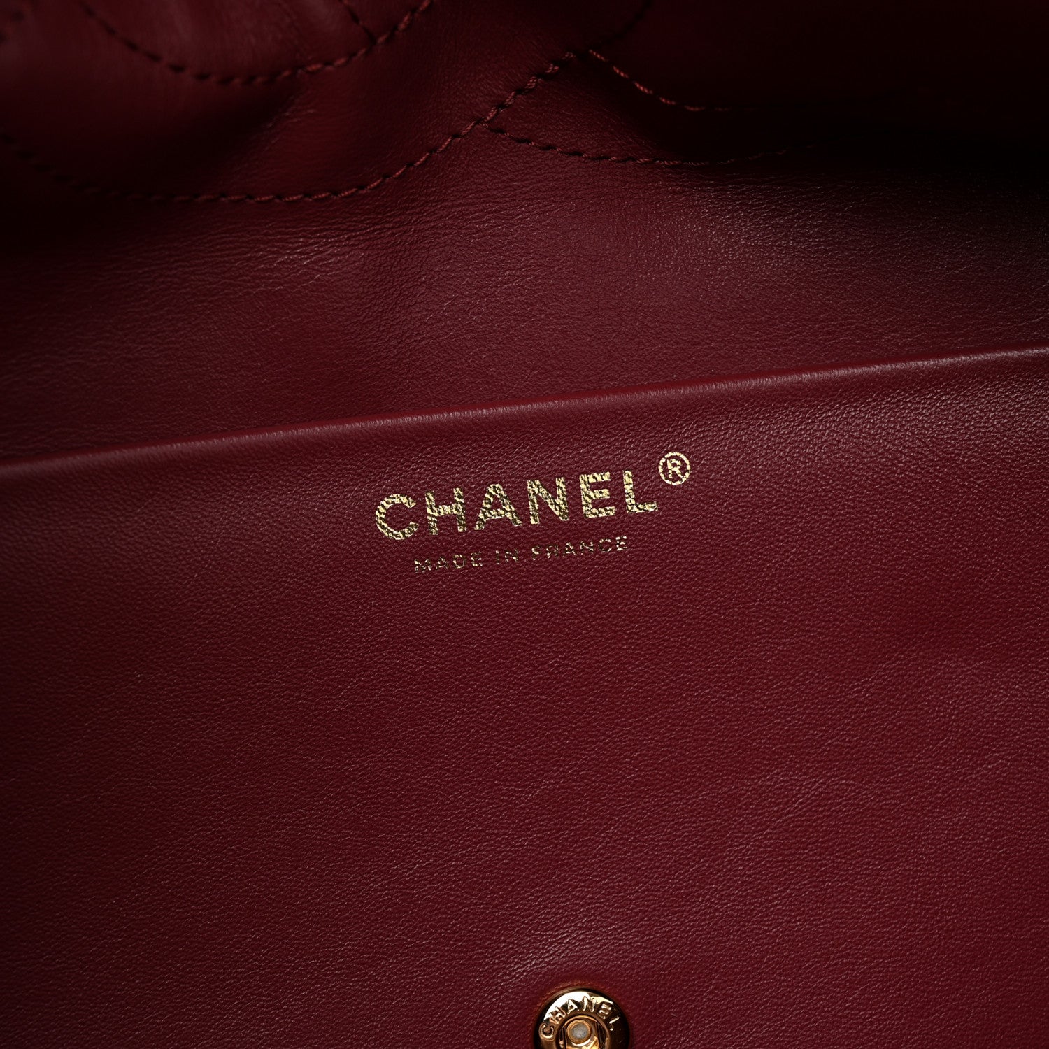 Chanel Grained Calfskin Small Souplissimo Maxi Flap Burgundy 6 of 11