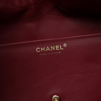 Chanel Grained Calfskin Small Souplissimo Maxi Flap Burgundy 6 of 11
