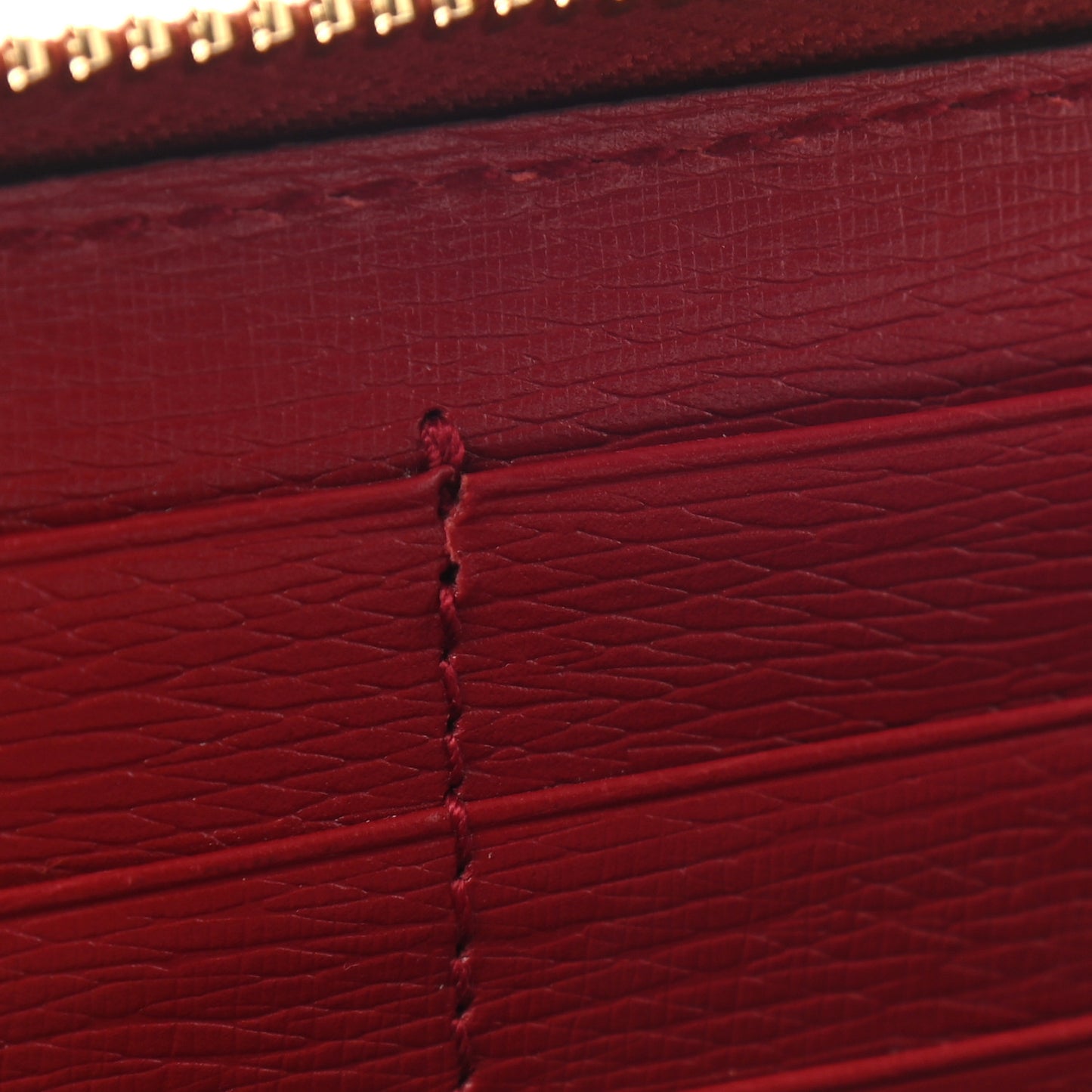 Calfskin Blooms Print Icon Zip Around Wallet Romantic Cherry Multicolor