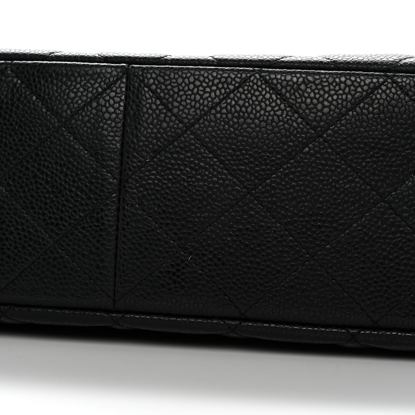 Caviar Quilted Jumbo Single Flap Black