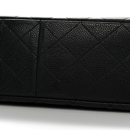 Chanel Caviar Quilted Jumbo Single Flap Black 14 of 14