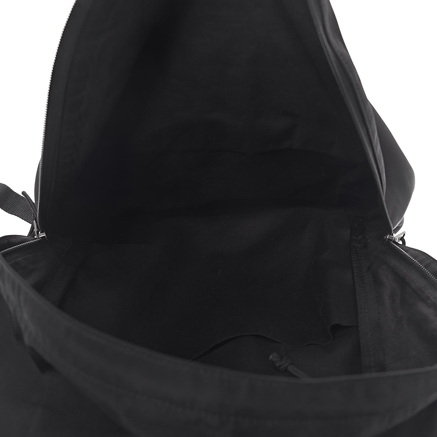 Nylon Milano Paris LA Embroidered Explorer Backpack Black