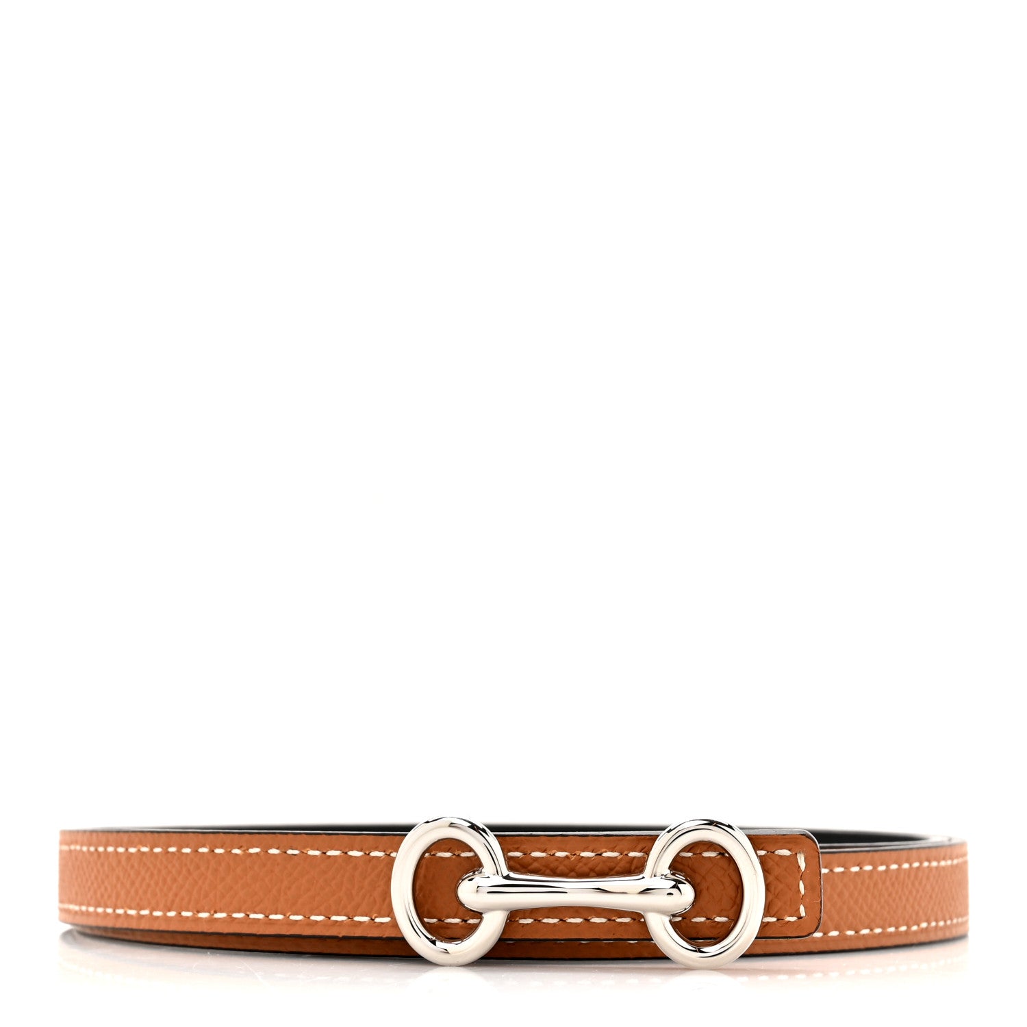 Hermes Epsom Swift 24mm Heritage Belt 75 30 Gold Black 1 of 7