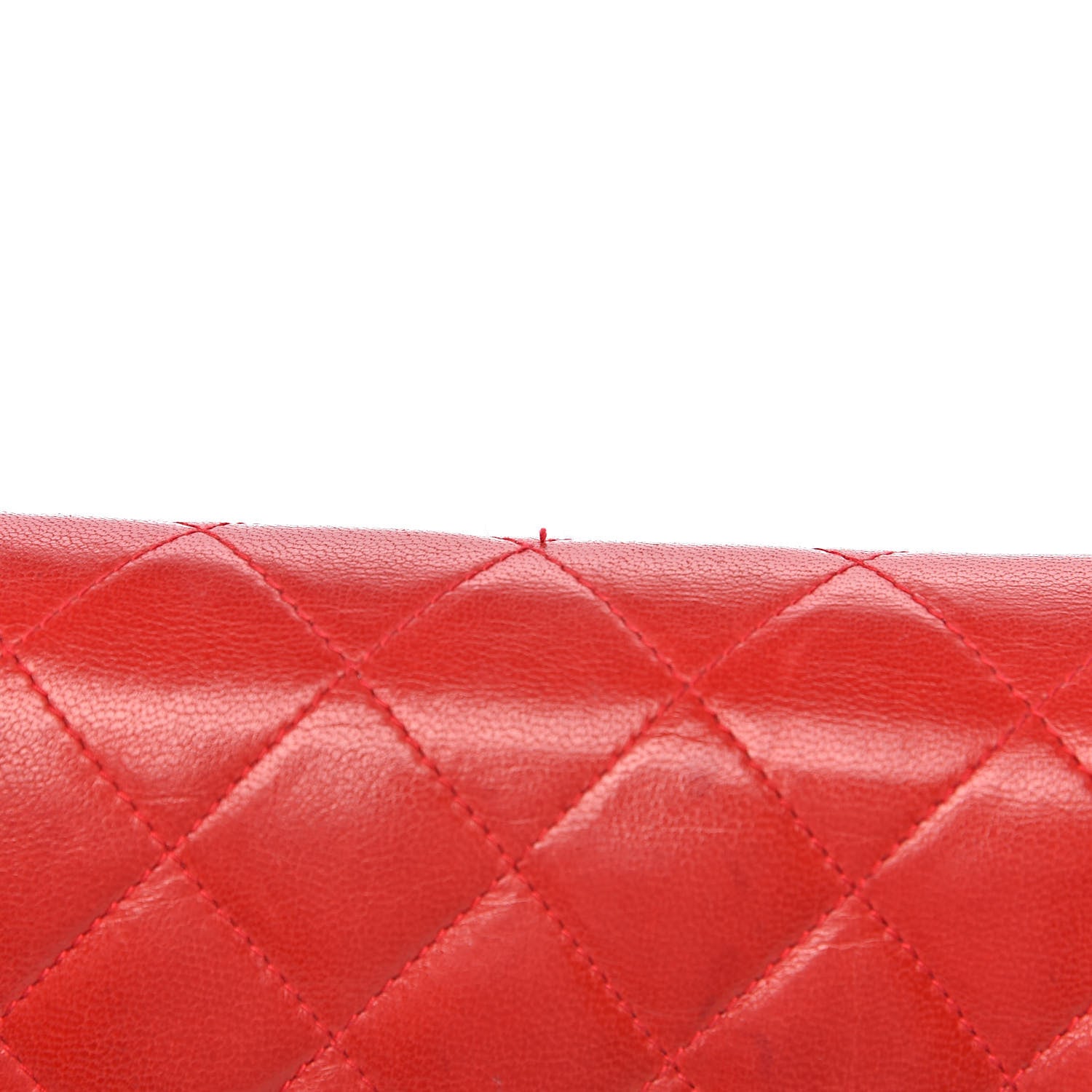 Chanel Lambskin Quilted CC Tassel Flap Red 13 of 26