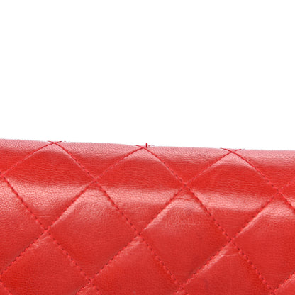 Chanel Lambskin Quilted CC Tassel Flap Red 13 of 26