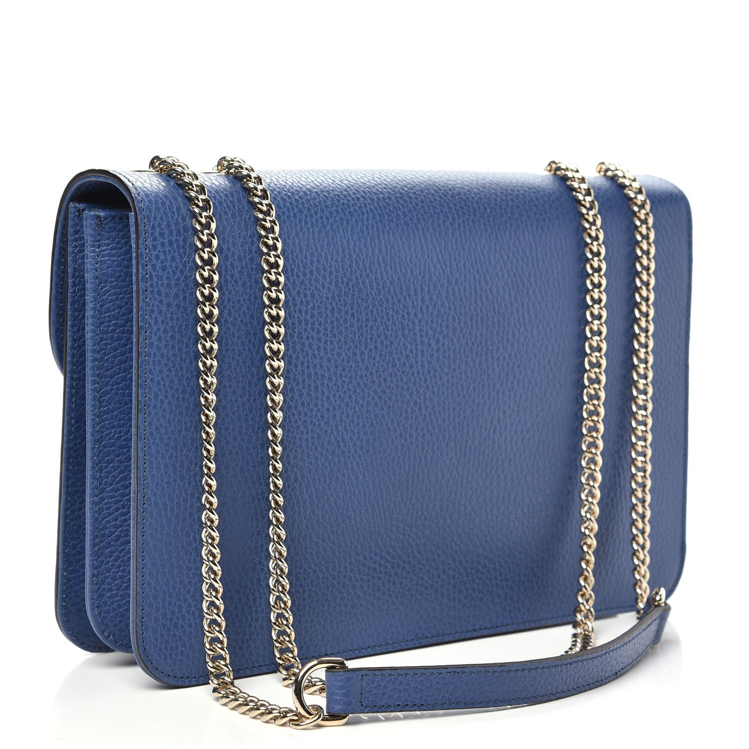Gucci Dollar Calfskin Interlocking G Shoulder Bag Caspian 4 of 10