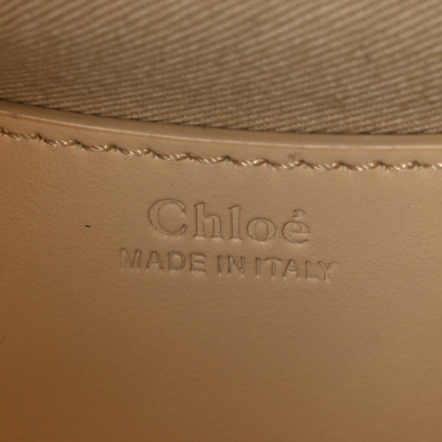 Calfskin Small Tess Bag Blondie Beige