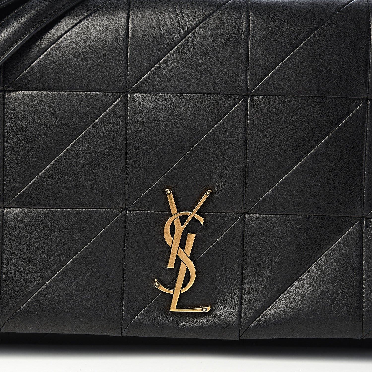 Saint Laurent Lambskin Patchwork Monogram Large Jamie Black 14 of 15