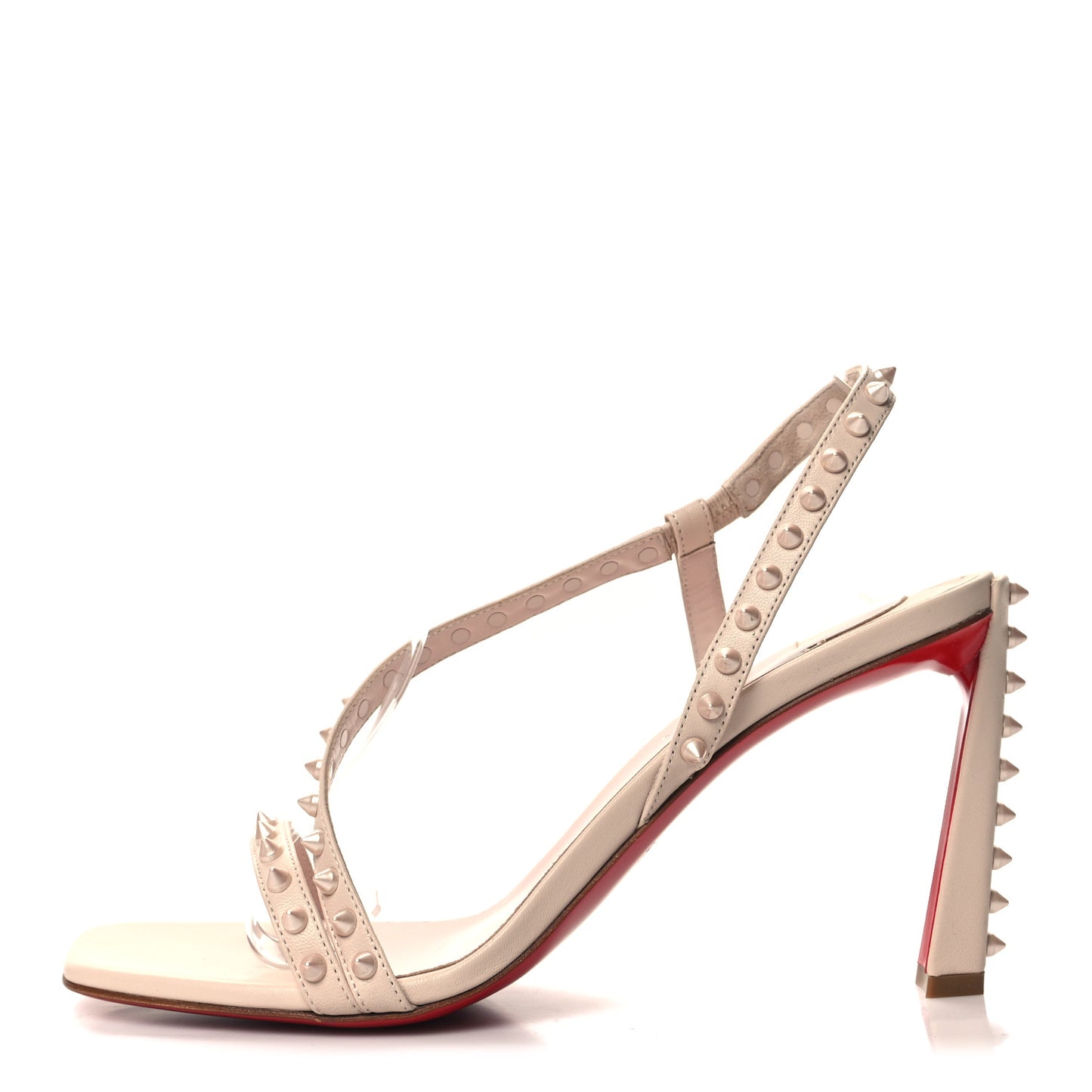 Nappa Rosa Condorapik 85 Spike Sandals 39 Leche