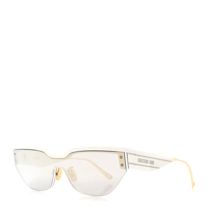 Christian Dior Acetate DiorClub M3U Cat Eye Mask Sunglasses White 1 of 7