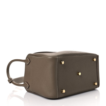 Hermes Taurillon Clemence Lindy 26 Etoupe 4 of 11