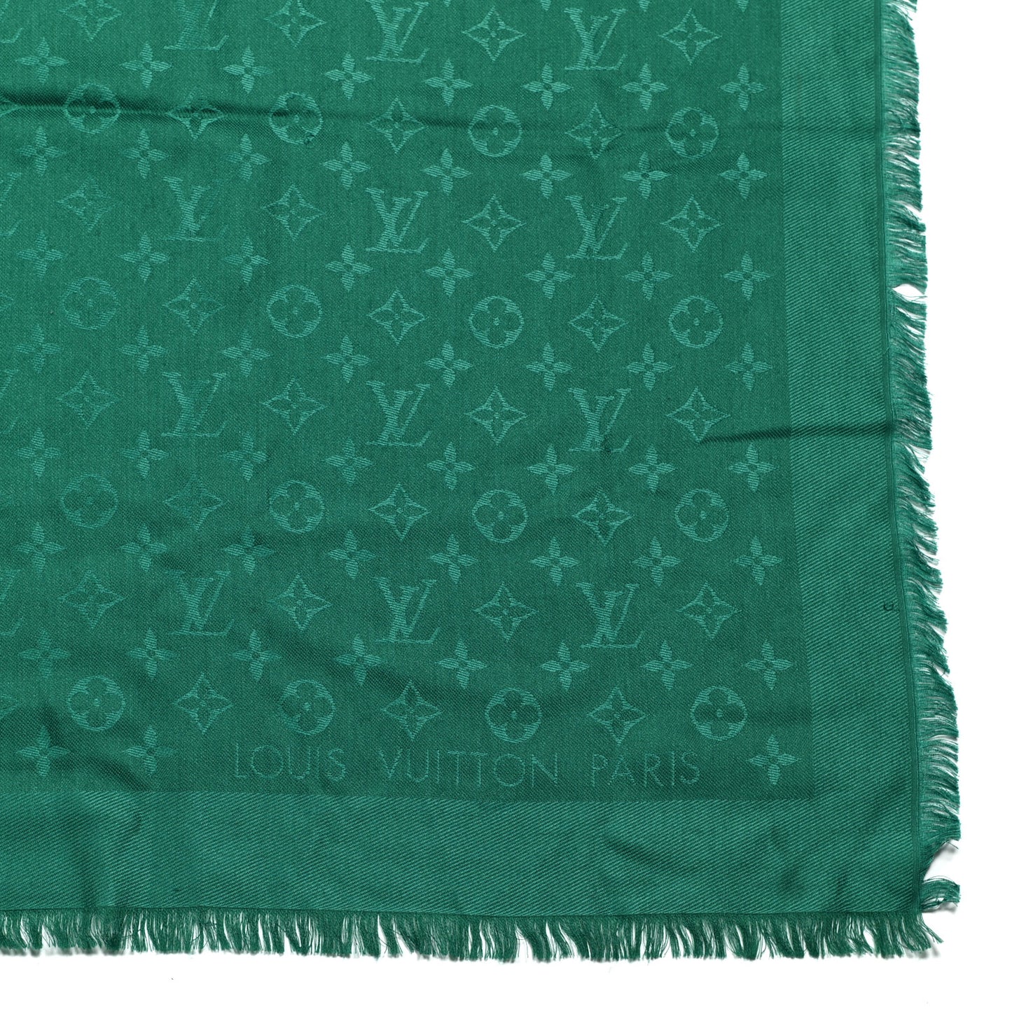 Louis Vuitton Wool Silk Monogram Shawl Green 1165846 – FASHIONPHILE