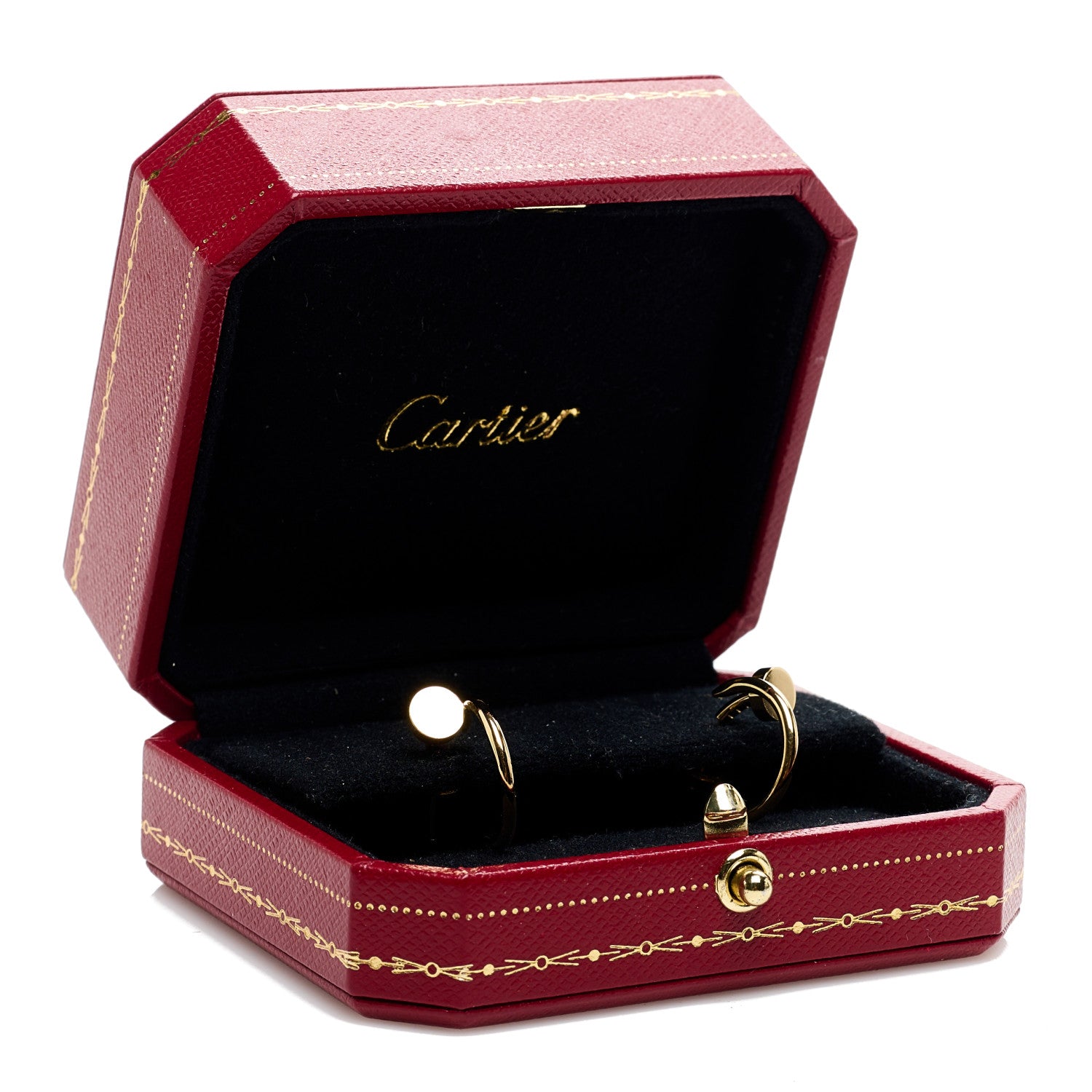 Cartier 18K Yellow Gold Juste Un Clou Hoop Earrings 5 of 5