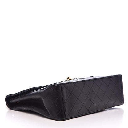 Chanel Lambskin Quilted XL Jumbo Single Flap Black 4 of 16