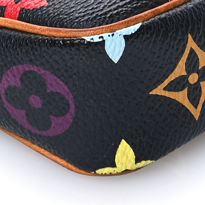 Louis Vuitton Monogram Multicolor Pochette Accessories Black 10 of 14