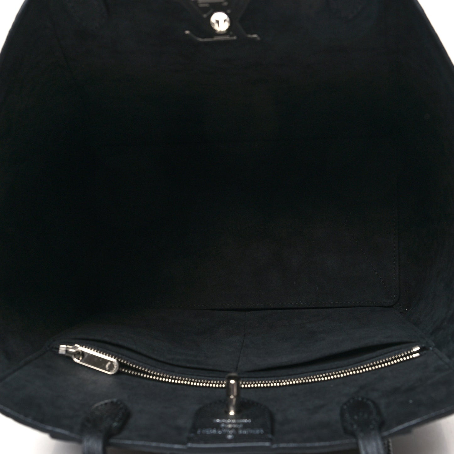 Calfskin Lockme Cabas Black
