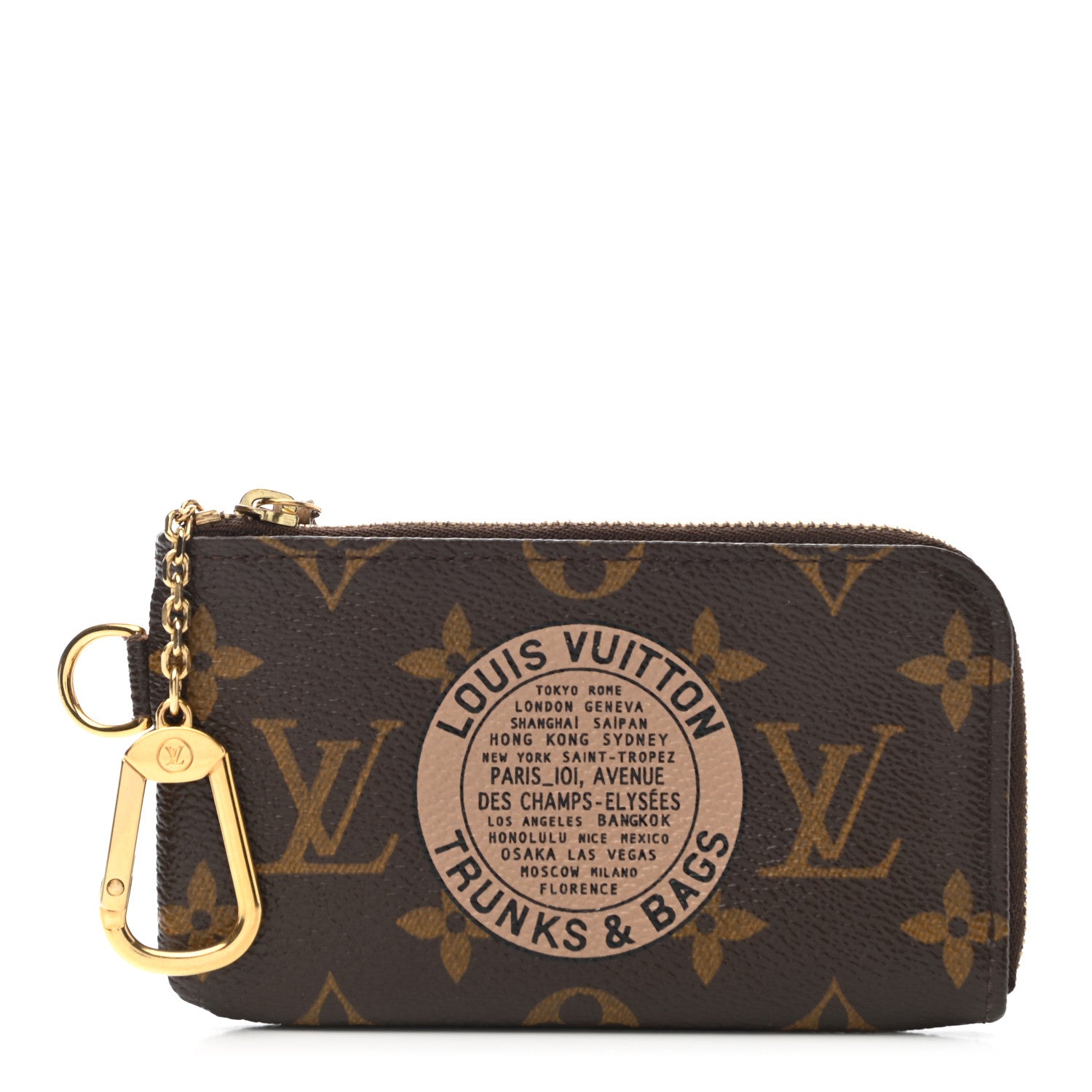 Louis Vuitton Monogram Complice Trunks and Bags Key Pouch Beige 1 of 6