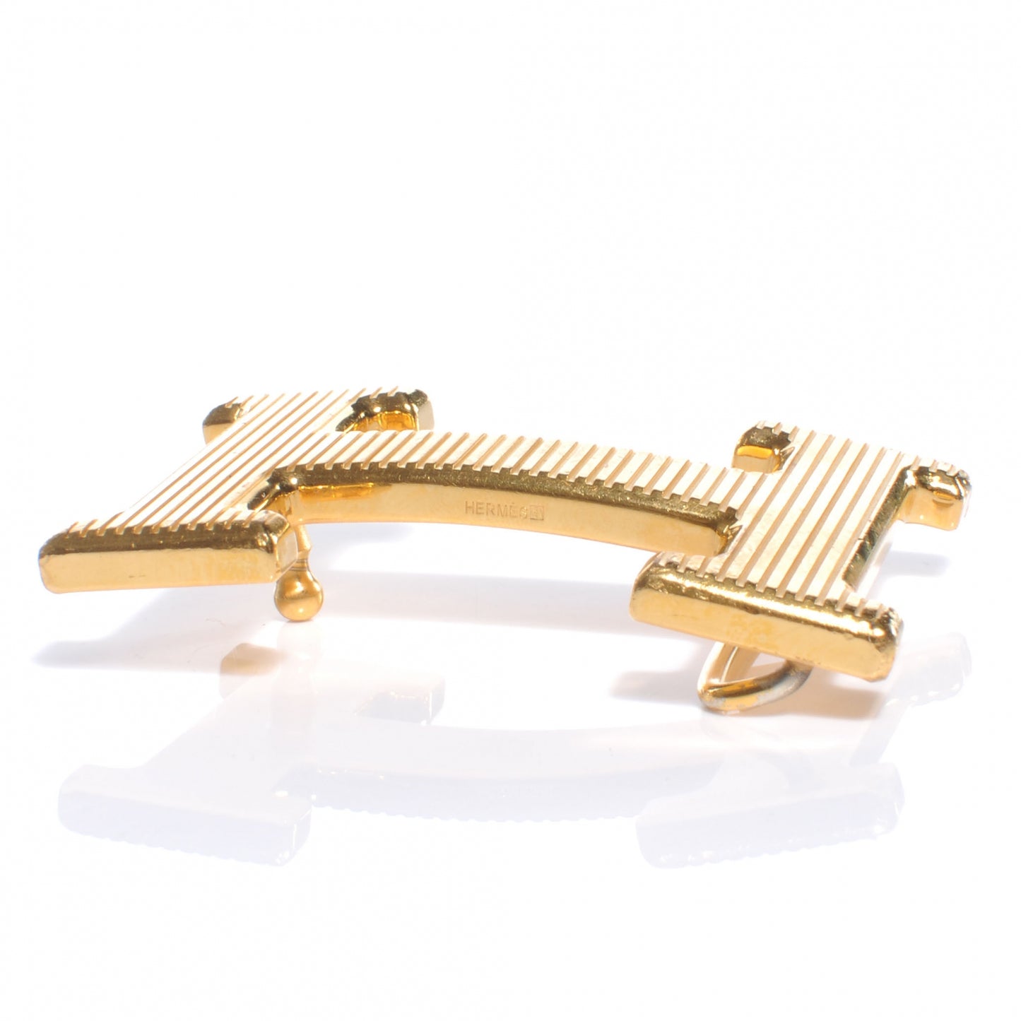 32mm H Belt Buckle Gold