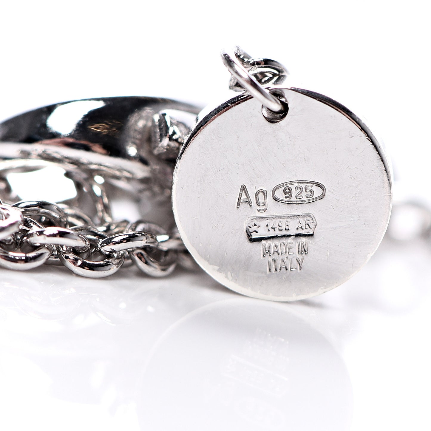 Sterling Silver Ceramic Save The Children Pendant Necklace