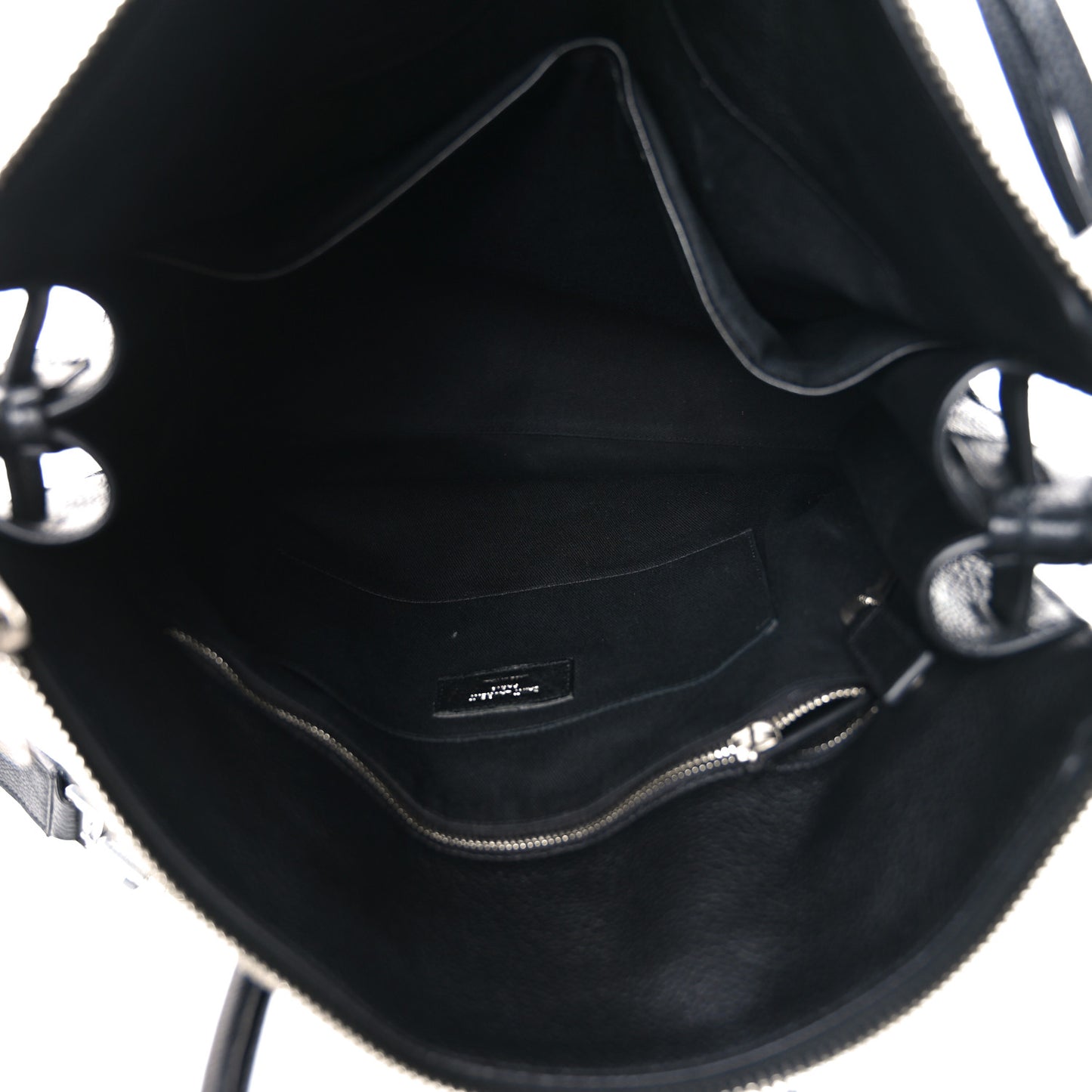 Grained Calfskin Sac De Jour Souple North South Tote Black