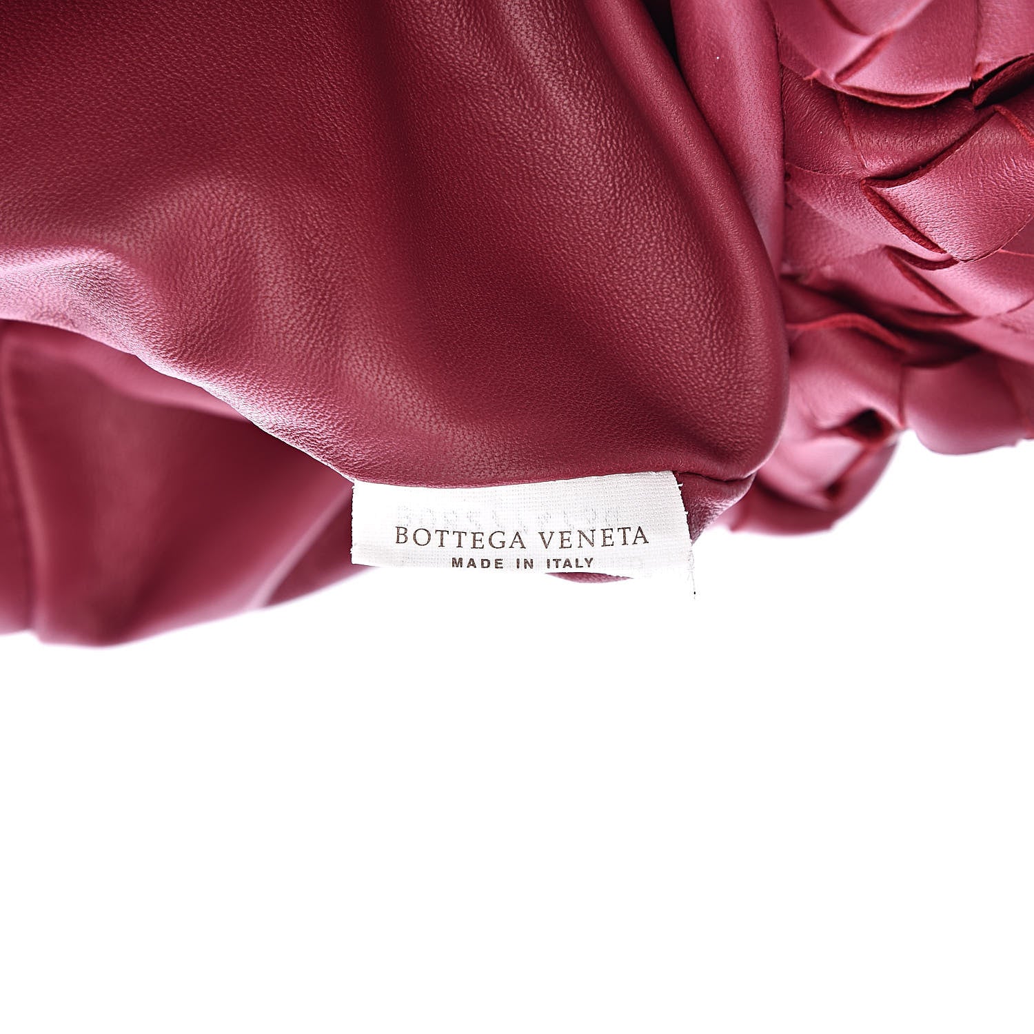Bottega Veneta Nappa Maxi Intrecciato The Pouch Oversized Clutch Amaranto 6 of 8