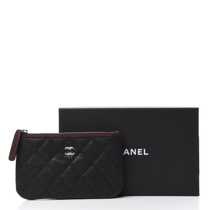 Chanel Caviar Quilted Small Cosmetic Case Black 8 of 8