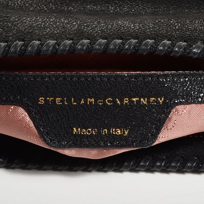 Stella McCartney Faux Leather Shaggy Deer Medium Falabella Crossbody Bag Black 5 of 6