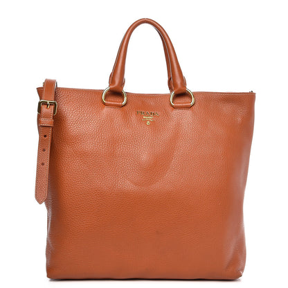 Prada Vitello Daino Tote Caramel 1 of 15