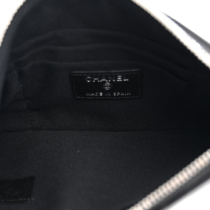 Chanel Lambskin Quilted Crystal Star Cosmetic Case Black 5 of 8