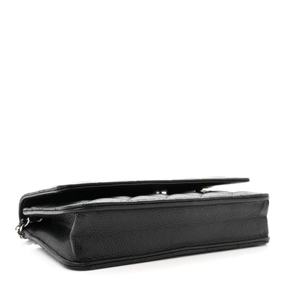 Chanel Caviar Quilted Wallet on Chain WOC Black 4 of 13