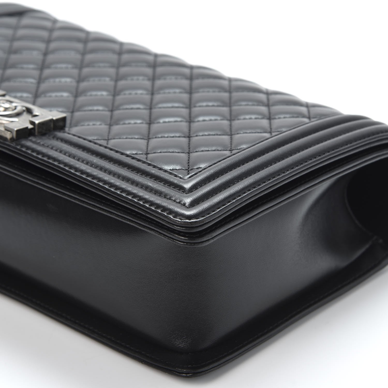 Chanel Lambskin Quilted New Medium Boy Flap Black 6 of 10