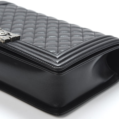 Chanel Lambskin Quilted New Medium Boy Flap Black 6 of 10