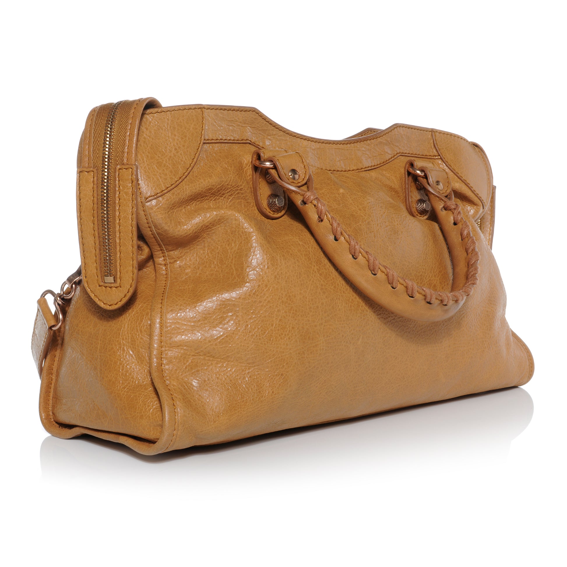 Balenciaga Agneau Giant 12 Rose Gold Hardware City Cumin 3 of 10