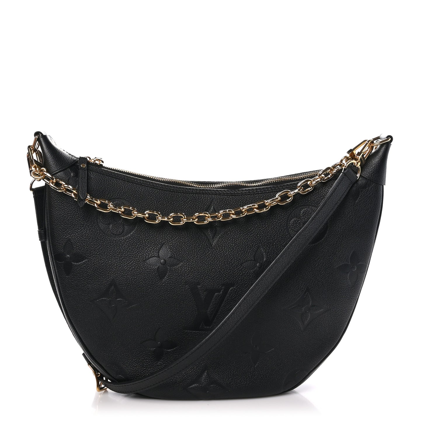 Empreinte Monogram Giant Loop Hobo Black