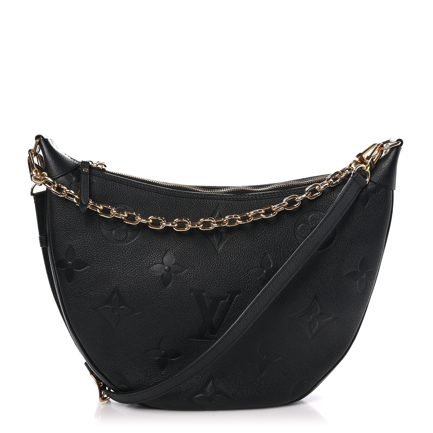 Louis Vuitton Empreinte Monogram Giant Loop Hobo Black 1 of 11