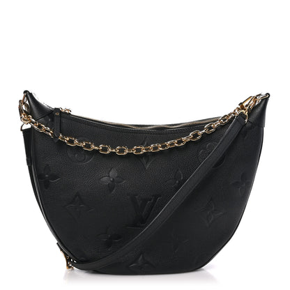 Louis Vuitton Empreinte Monogram Giant Loop Hobo Black 1 of 11