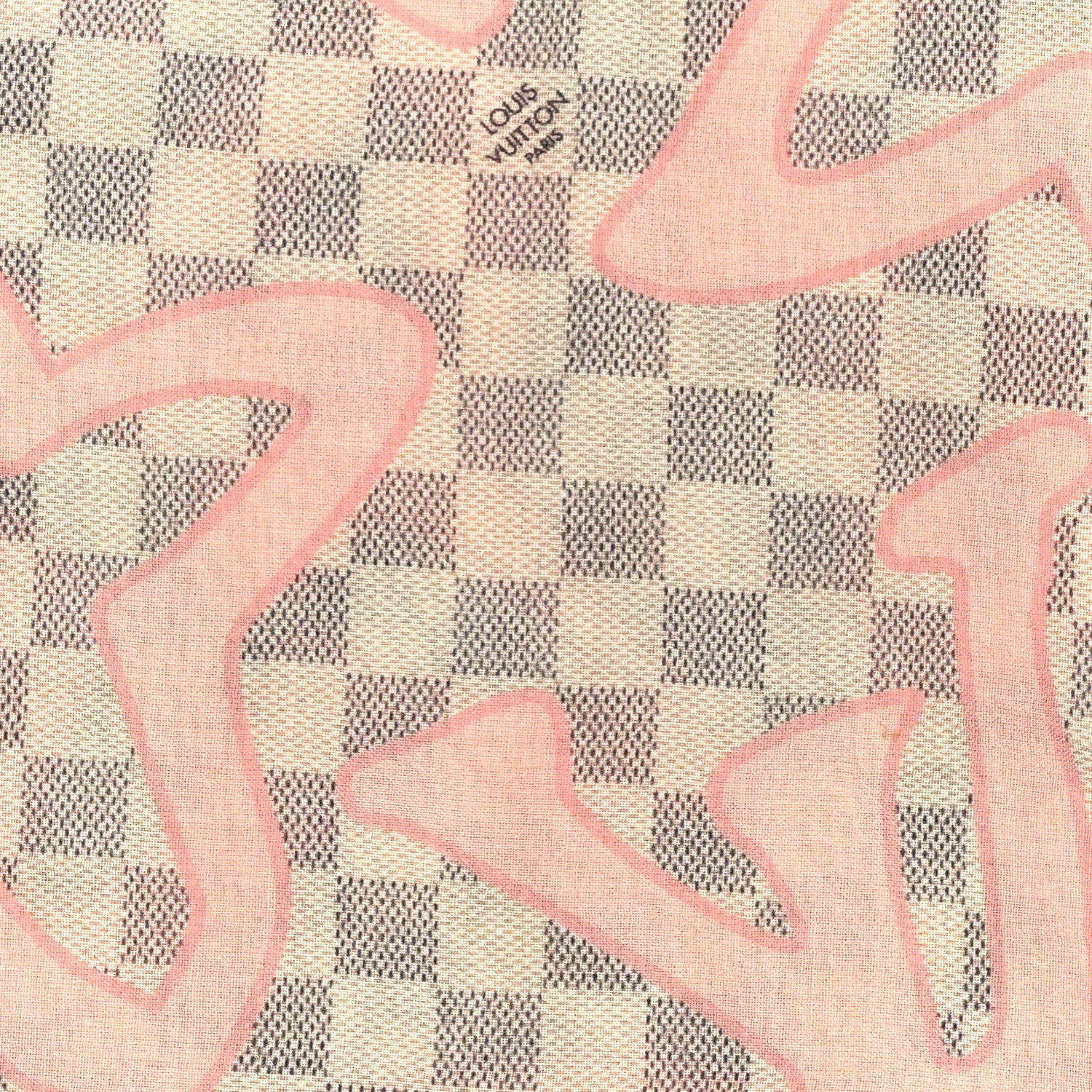 Louis Vuitton Silk Damier Azur Tahitienne Scarf 3 of 3
