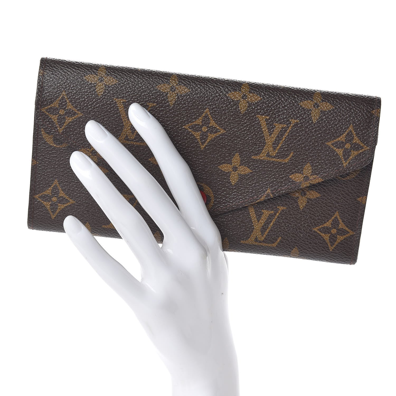 Louis Vuitton Monogram Josephine Wallet Red 2 of 14