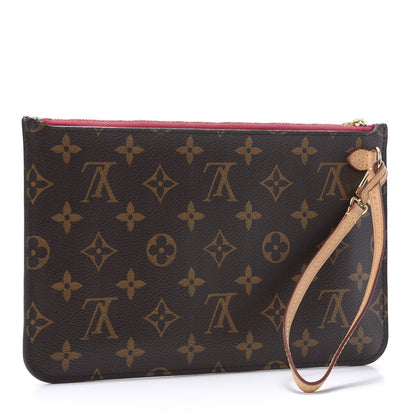 Louis Vuitton Monogram Neverfull MM GM Pochette Pivoine 3 of 7