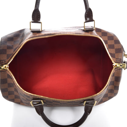Louis Vuitton Damier Ebene Speedy Bandouliere 35 5 of 8
