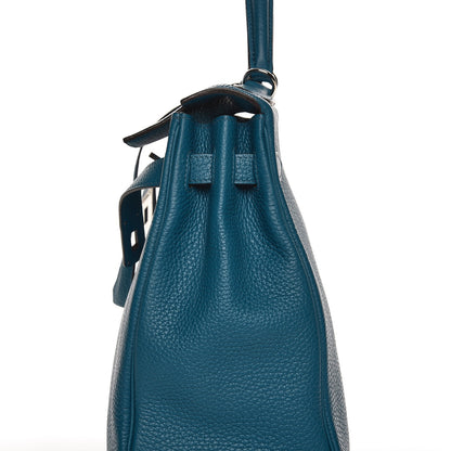 Hermes Togo Kelly Retourne 32 Bleu Izmir 20 of 35