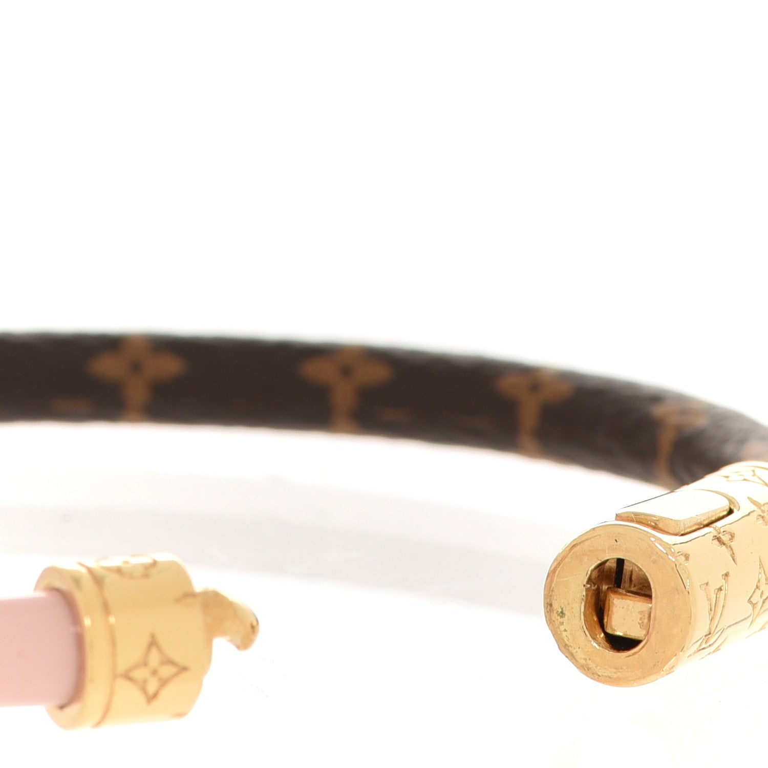 Louis Vuitton Monogram Daily Confidential Bracelet 17 Rose Ballerine 4 of 4